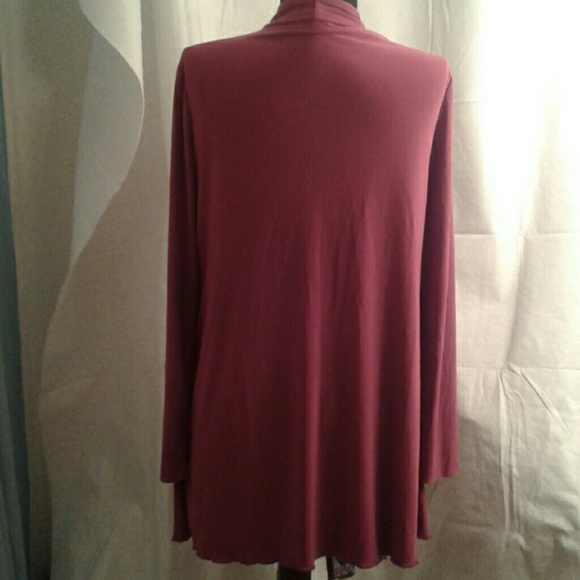 Effortless Style S Open front Cardigan Small Lagenlook Flowy Drapey Layered Look - Picture 6 of 7